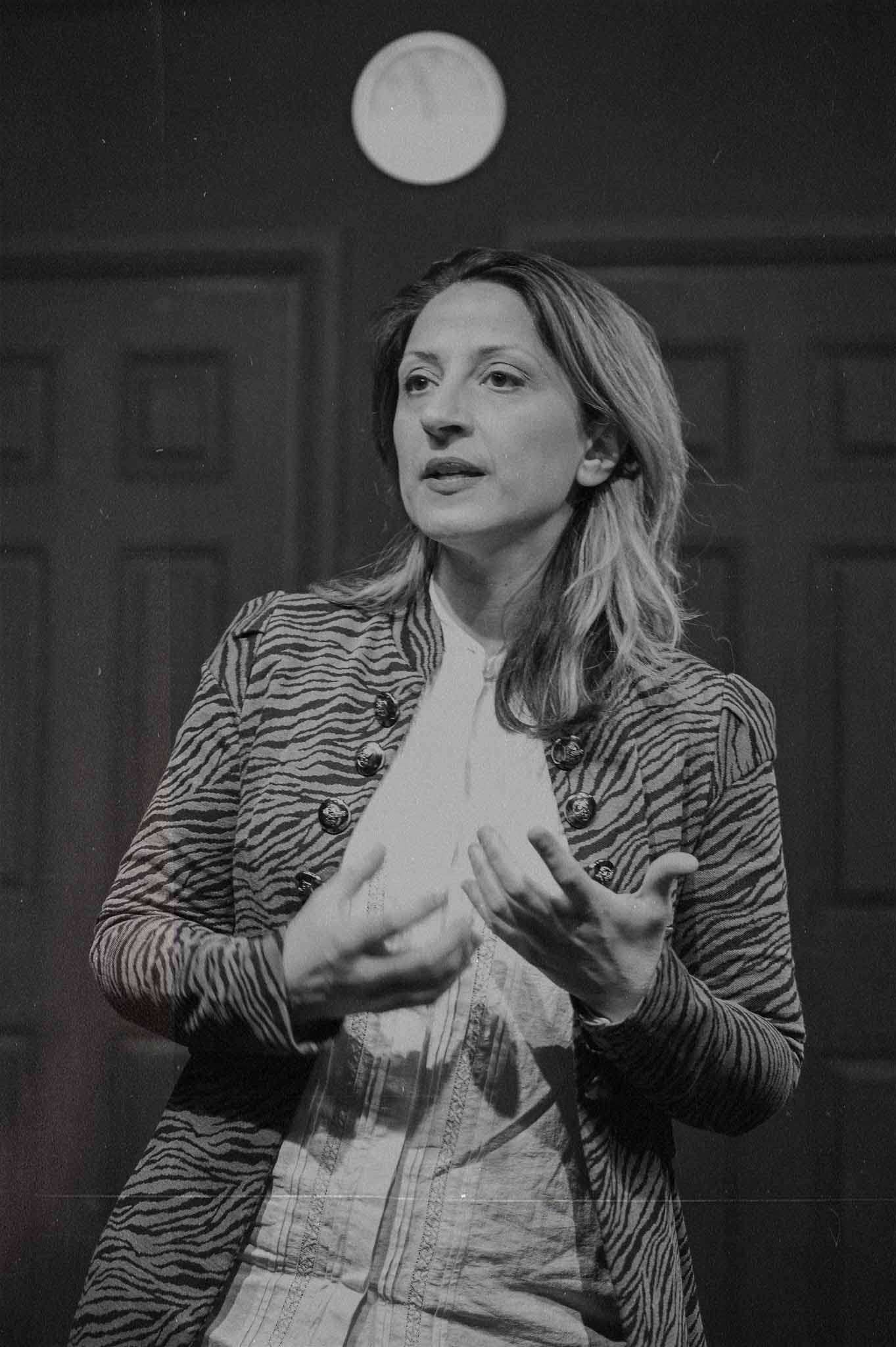 Academy director Fay Beck teaching a class - Beck Academy of Dramatic Art