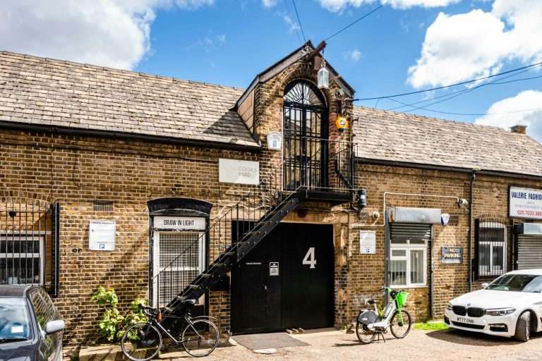 Industrial aesthetic rehearsal space for hire East London Whitechapel