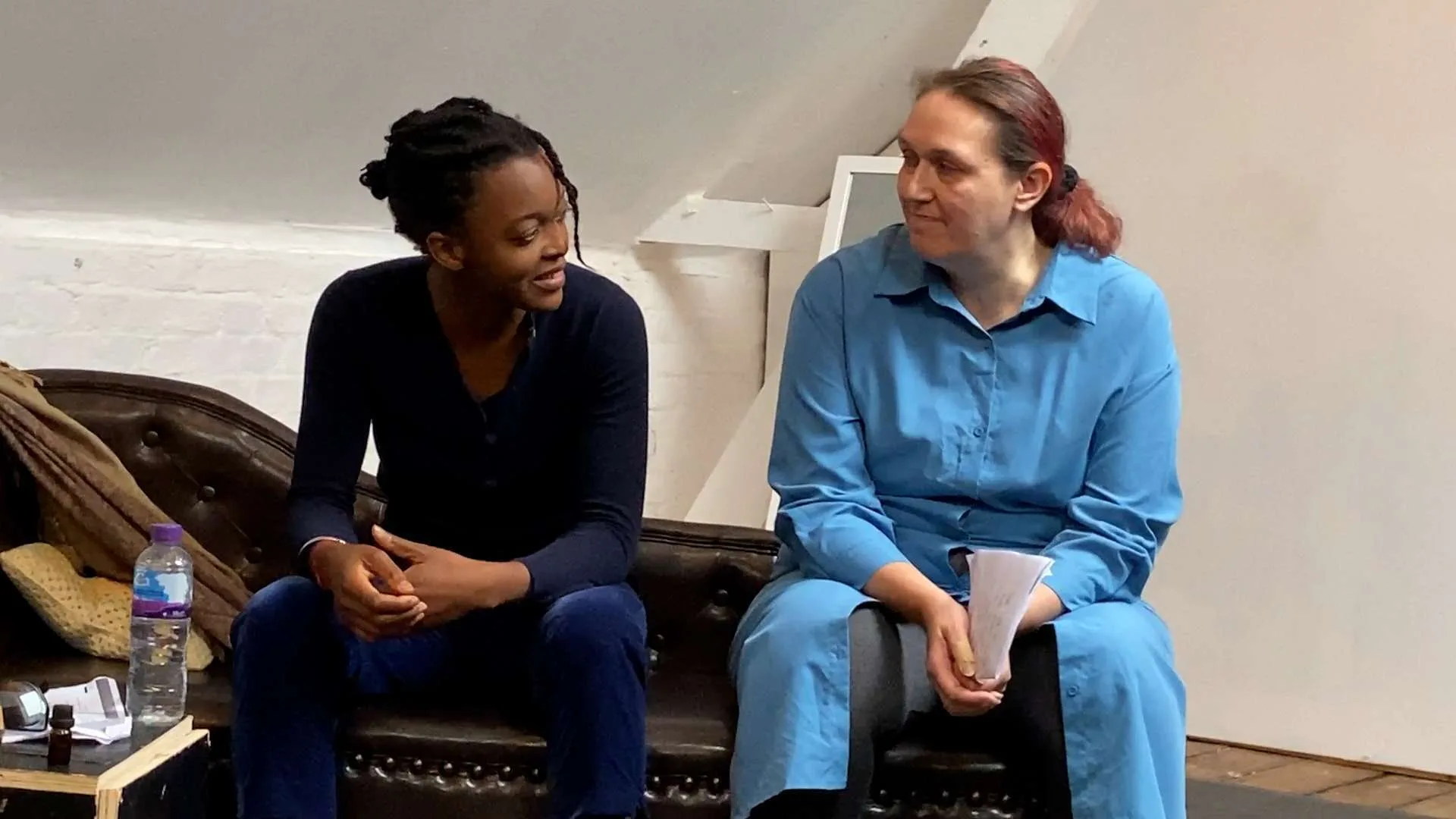 Students during Acting classes for professional actors