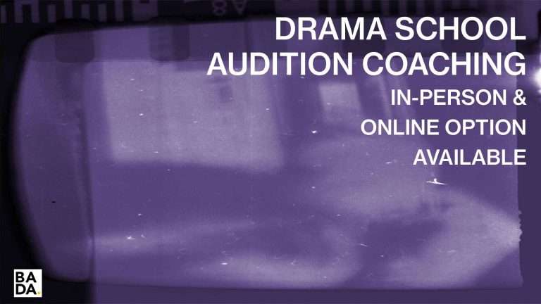Drama school audition-coaching