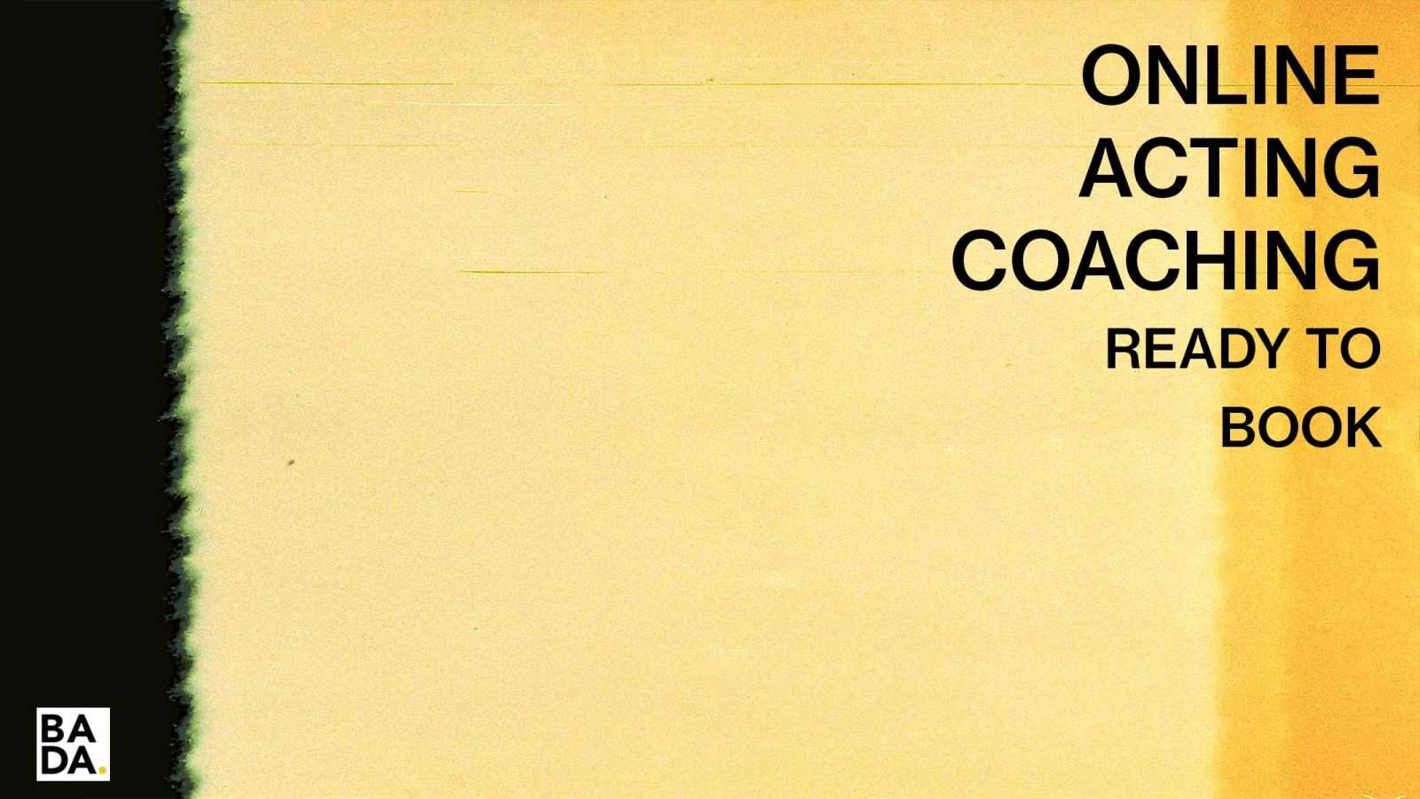 Online acting coach