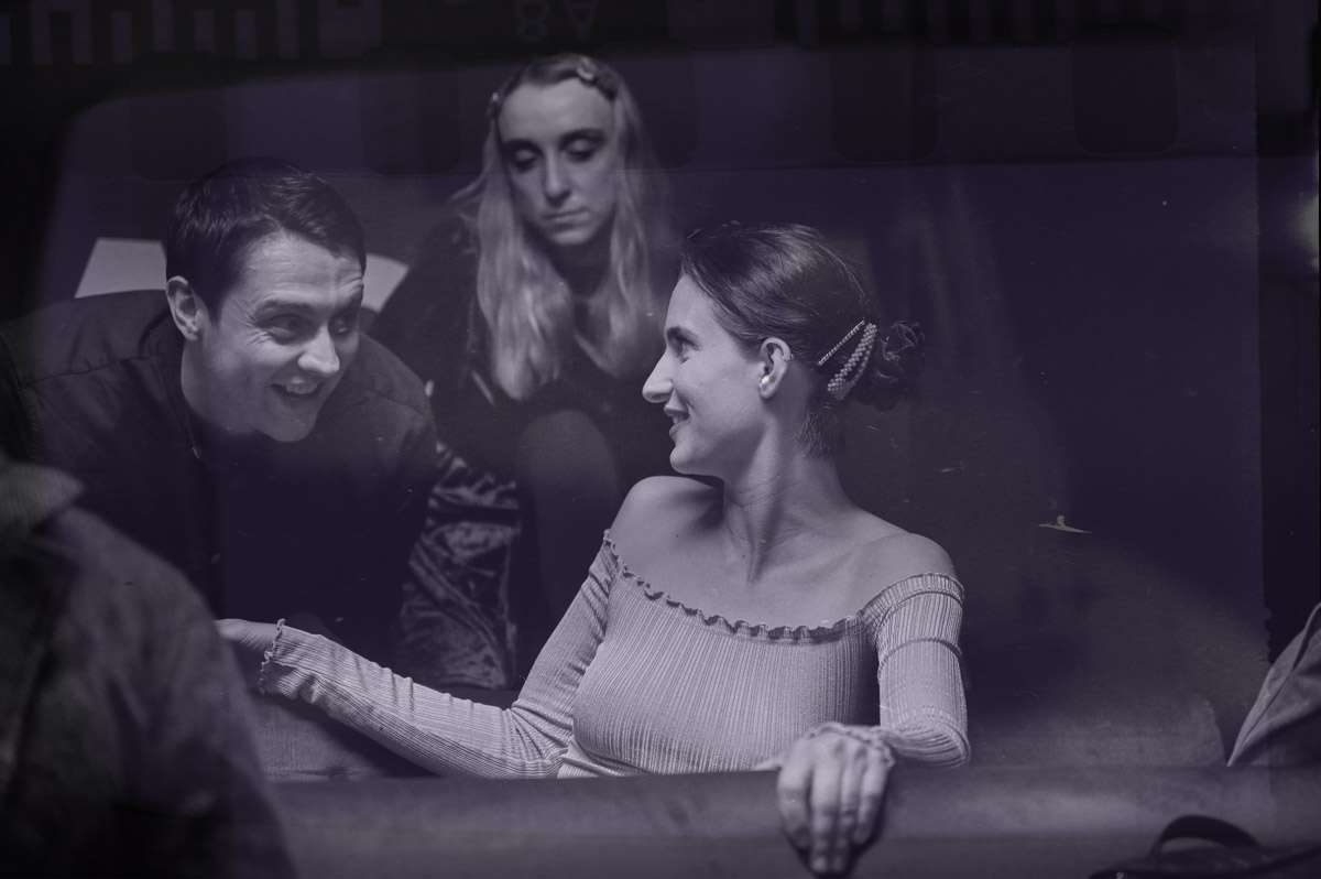 Students in class at the part-time Drama School, Beck Academy of Dramatic Art